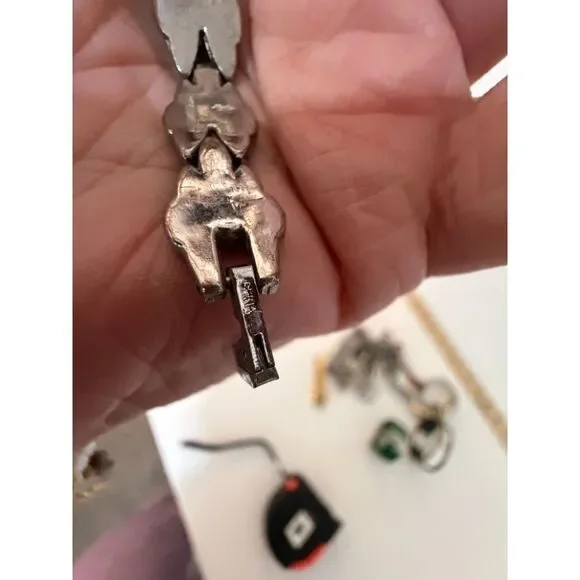 Quartz ladies watch with pretty turquoise/silver band - Picture 9 of 9